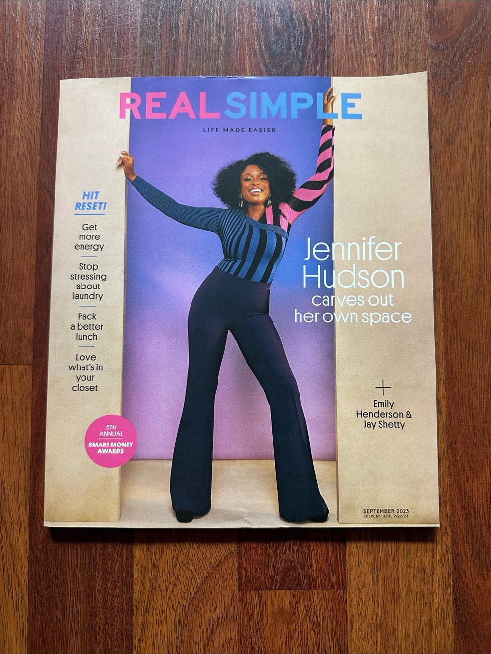 Real Simple Magazine - Jennifer Hudson - September 2023